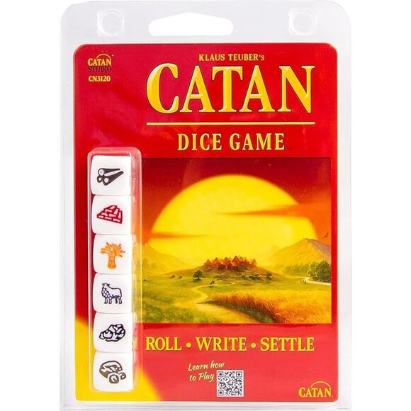 Catan Dice Portable Strategy Game for Kids and Adults 15-30 Minute Playtime NWT - Picture 1 of 5